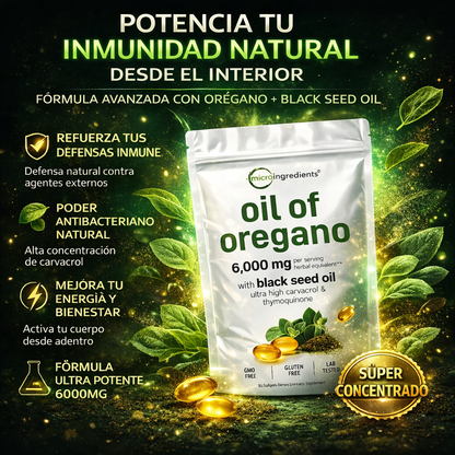 OregaMax™️ – Aceite de Orégano Premium para Inmunidad Fuerte